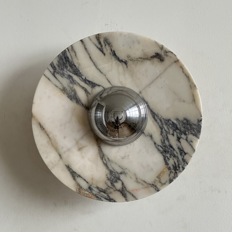 Alter Modern Minimalist Round Marble Sconce Wall Lamp - Letslighting