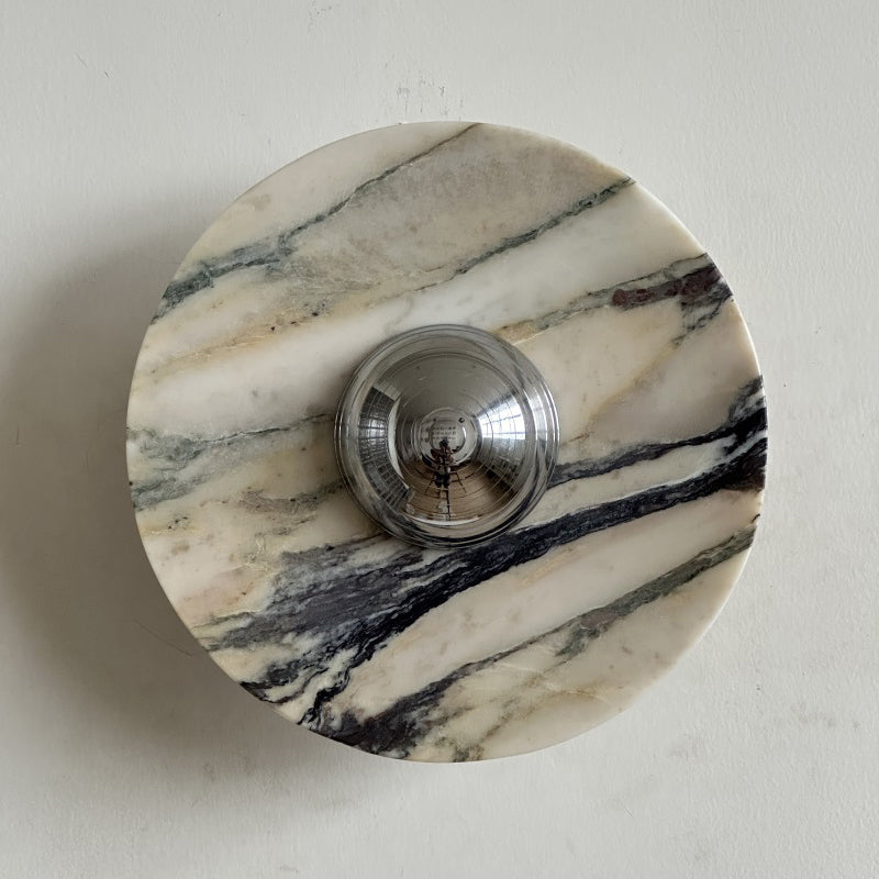 Alter Modern Minimalist Round Marble Sconce Wall Lamp - Letslighting