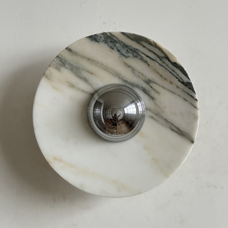 Alter Modern Minimalist Round Marble Sconce Wall Lamp - Letslighting