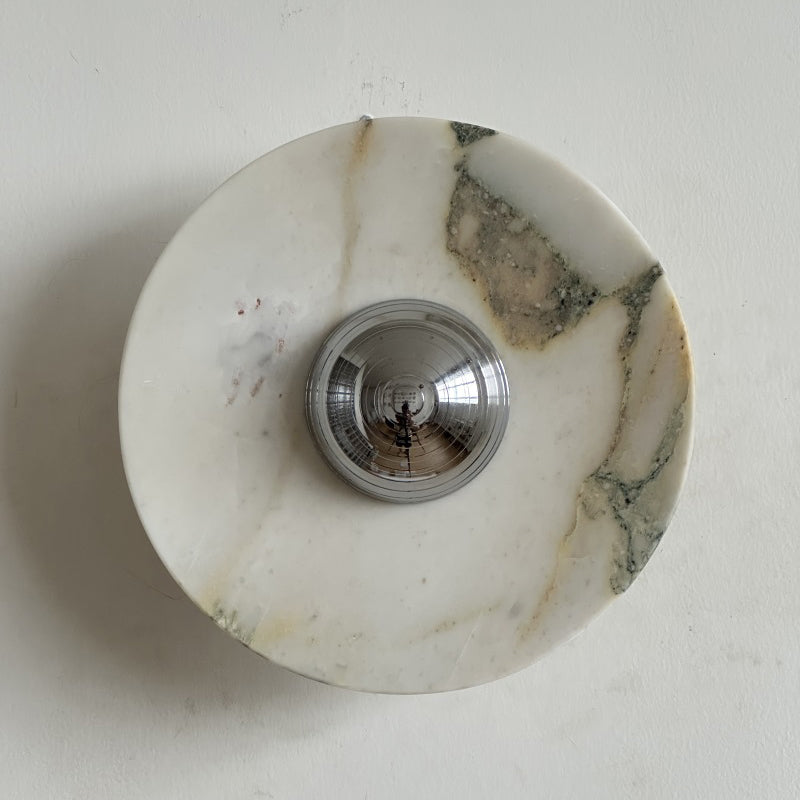 Alter Modern Minimalist Round Marble Sconce Wall Lamp - Letslighting