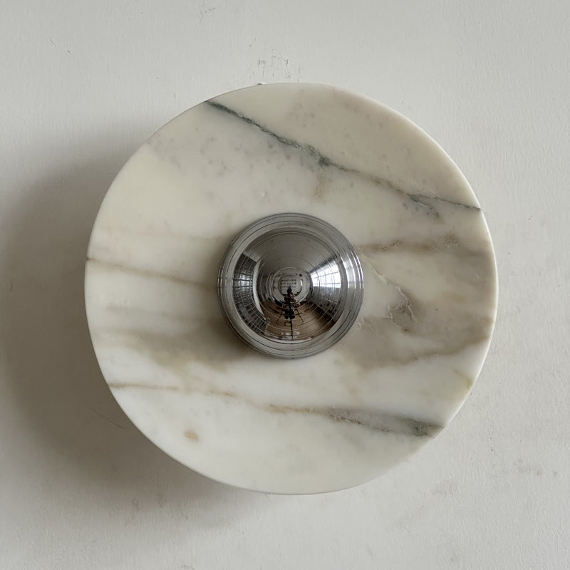 Alter Modern Minimalist Round Marble Sconce Wall Lamp - Letslighting