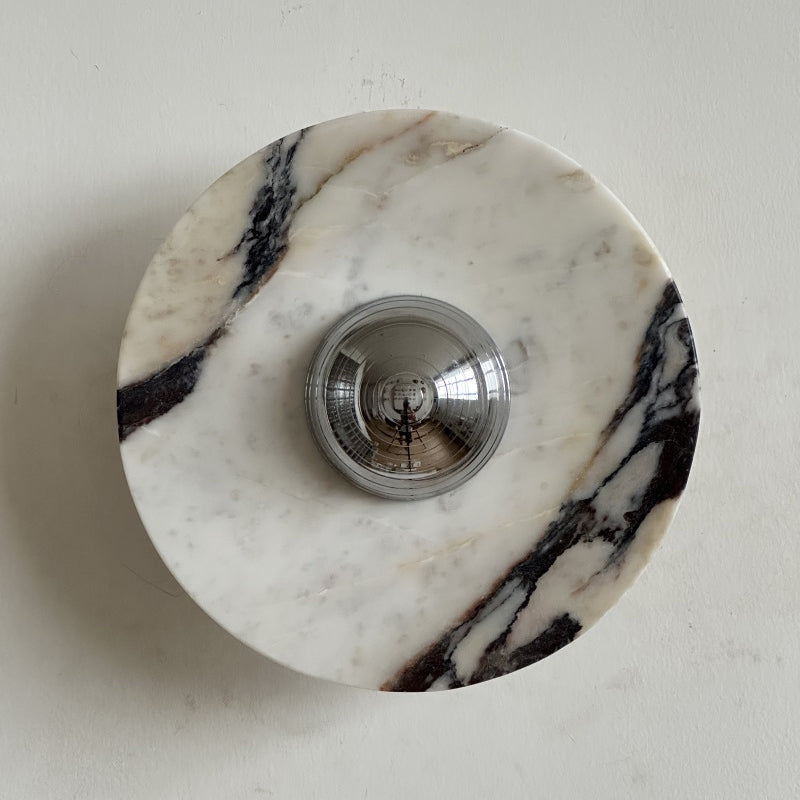 Alter Modern Minimalist Round Marble Sconce Wall Lamp - Letslighting