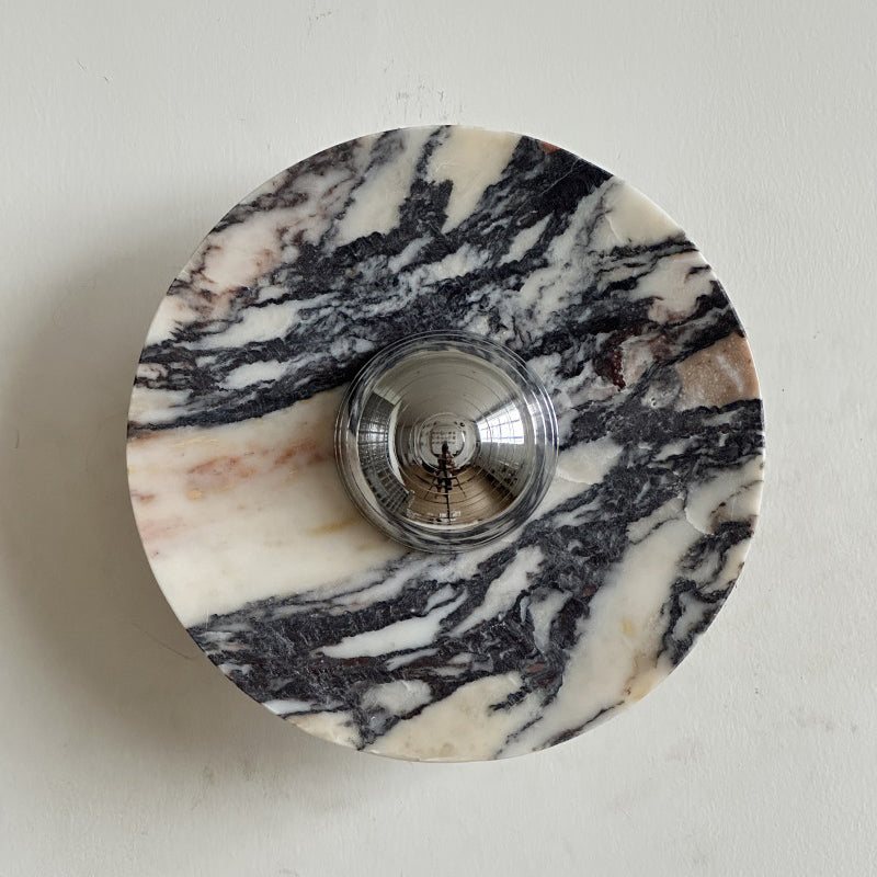 Alter Modern Minimalist Round Marble Sconce Wall Lamp - Letslighting