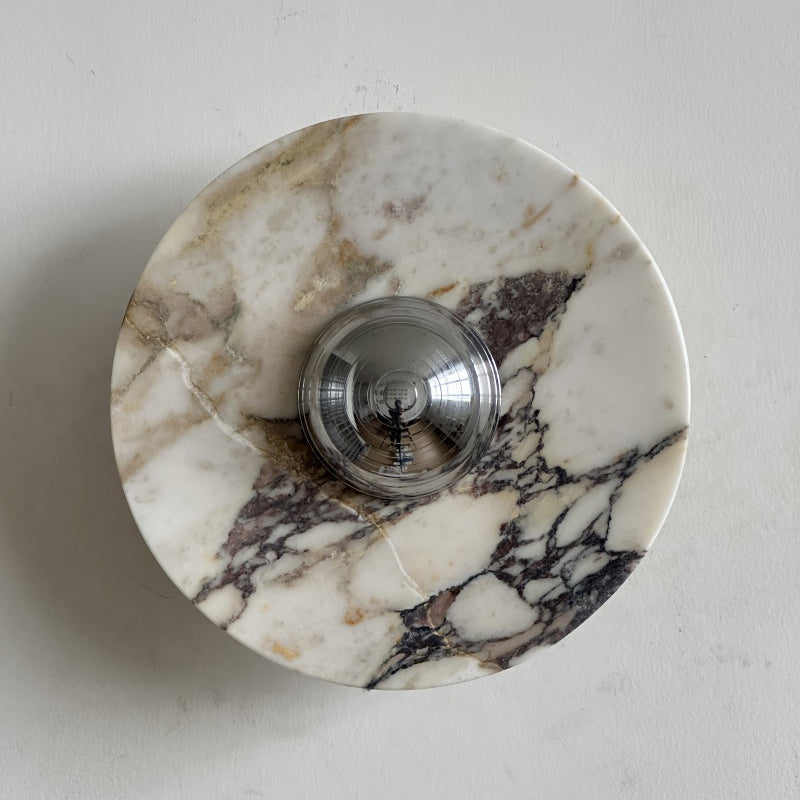 Alter Modern Minimalist Round Marble Sconce Wall Lamp - Letslighting
