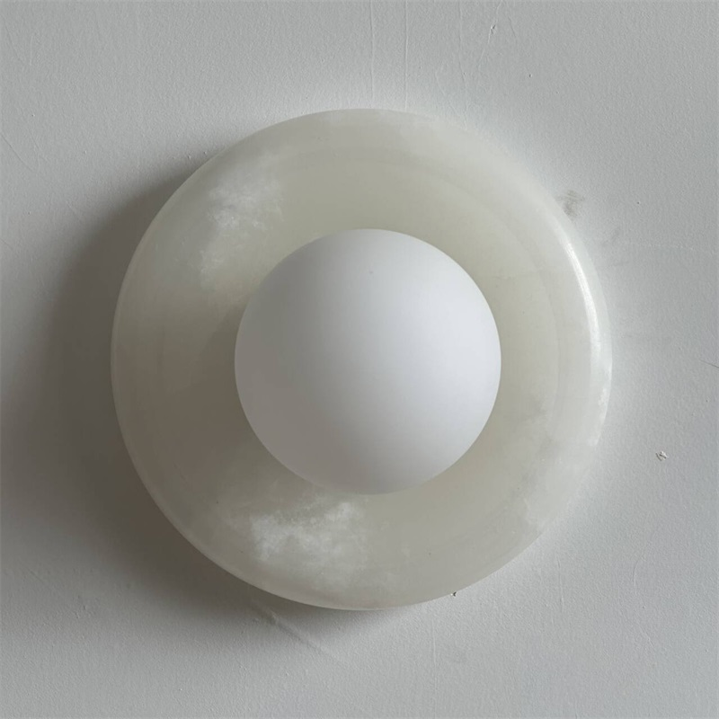 Vivina Modern Minimalist Cyan Jade Sconce Wall Lamp - Letslighting