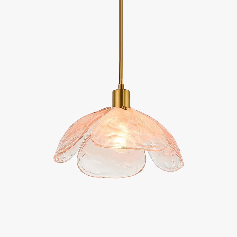 Valentina Modern Pendant Light Metal/Glass Bedroom/Living Room - Letslighting