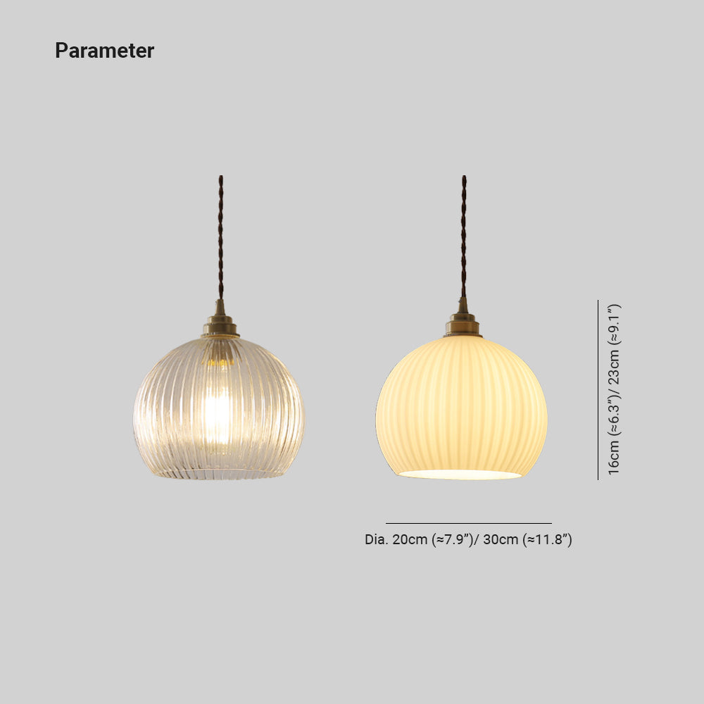Valentina Minimalist Sphere Metal/Glass LED Pendant Light White/Transparent