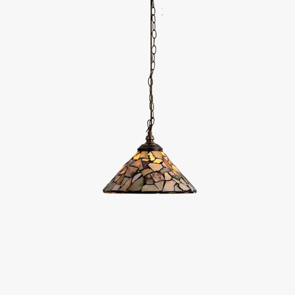 Tiffany Vintage LED Pendant Light Metal Glass Living Room/Bedroom - Letslighting