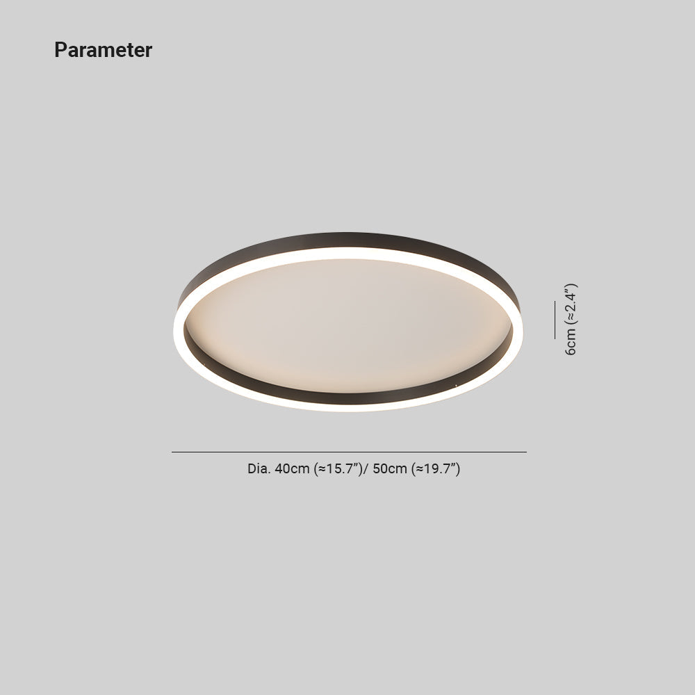 Arisha Minimalist Ring Flush Mount Ceiling Light - Letslighting