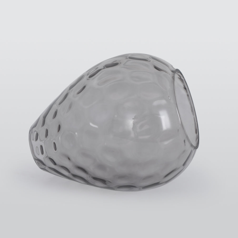 Avi Vintage Teardrop Pendant Light, Glass/Wood