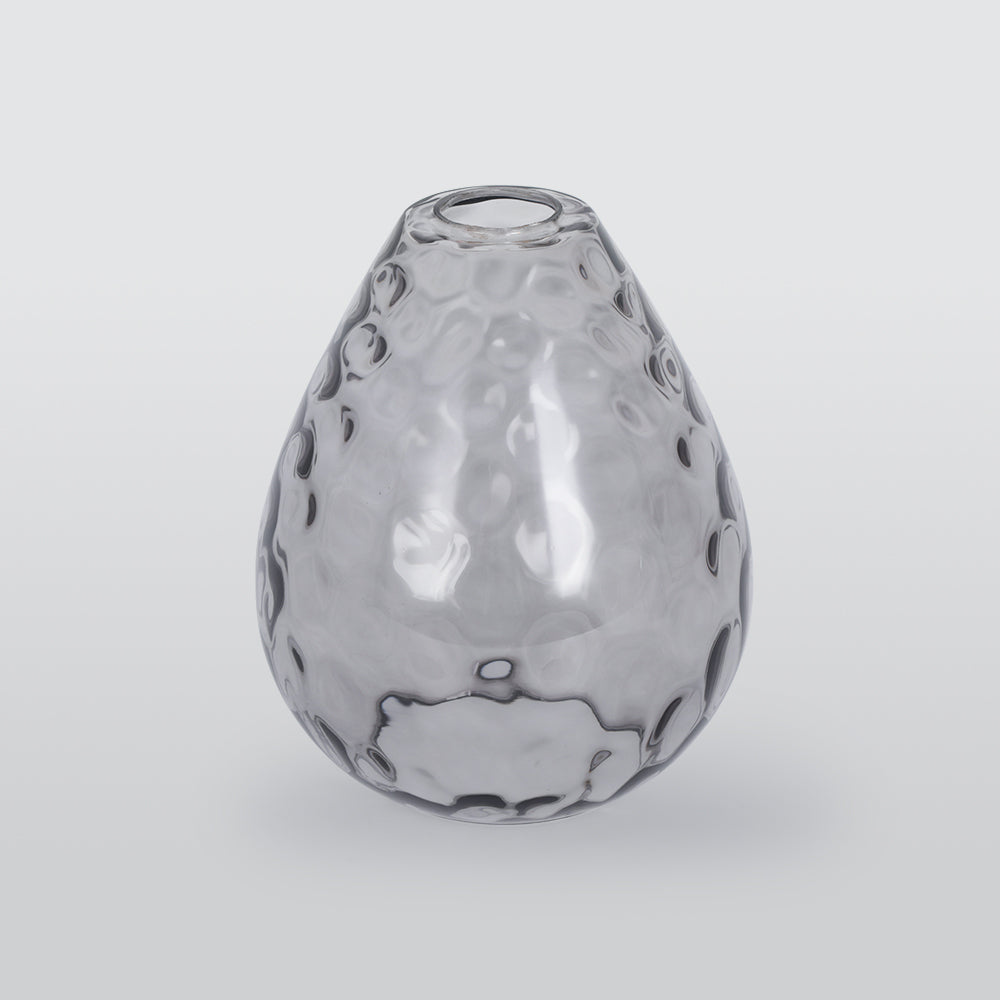 Avi Vintage Teardrop Pendant Light, Glass/Wood