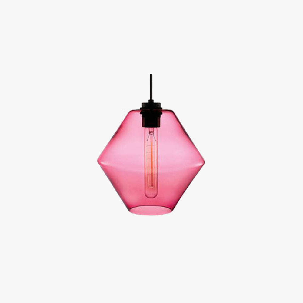 Arisha Modern Art Deco LED Cylindrical /Glass Pendant Light - Letslighting