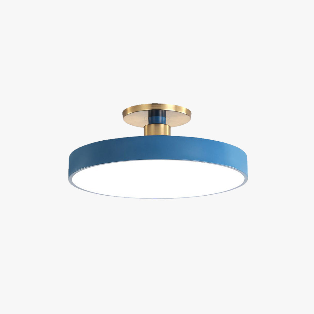 Aria Nordic Minimalist Round Flush Mount Ceiling Light
