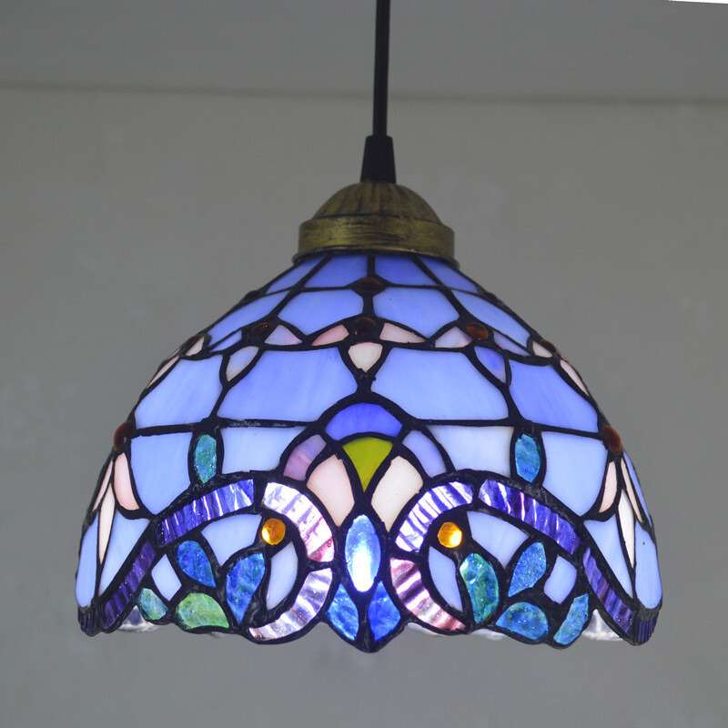 Tiffany Multicolor Bell Pendant Light - Letslighting