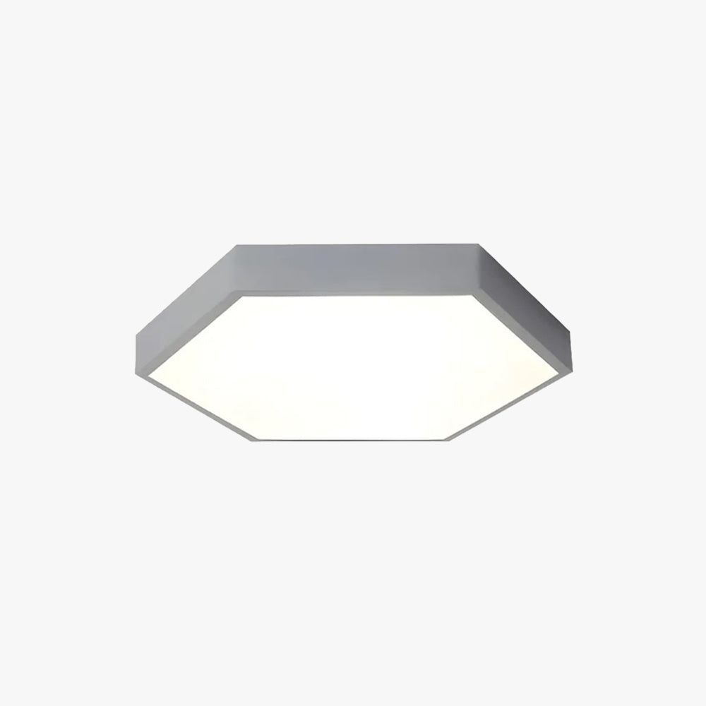Valentina Modern Hexagon LED Flush Mount Ceiling Light - Letslighting