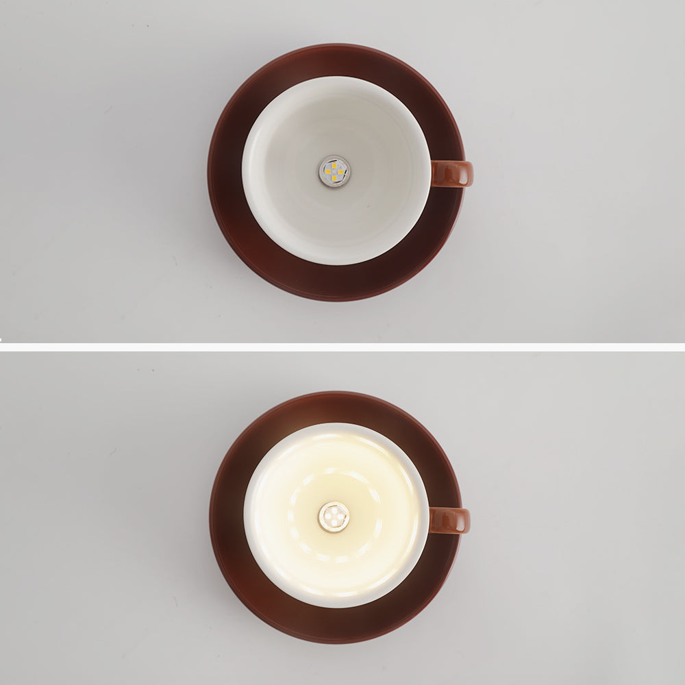 Valentina Modern Coffee Cups Ceramic Flush Ceiling Lighting - Letslighting