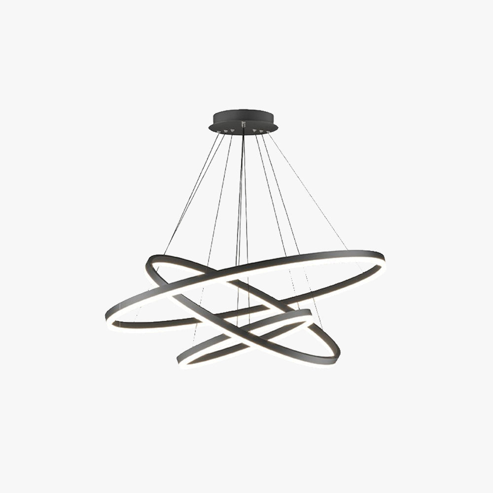 Arisha 3-Rings Modern Pendant Light