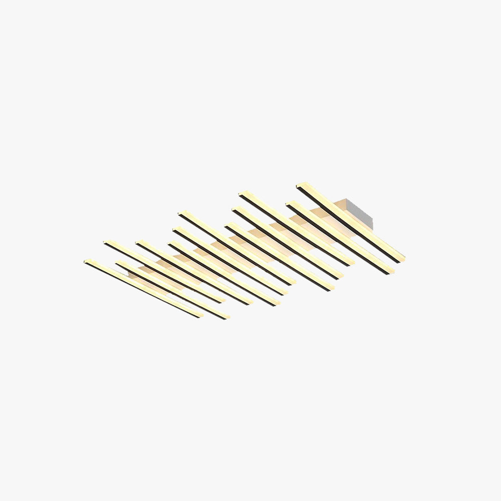 Arisha Flush Mount Ceiling Light Linear Modern Living Room - Letslighting
