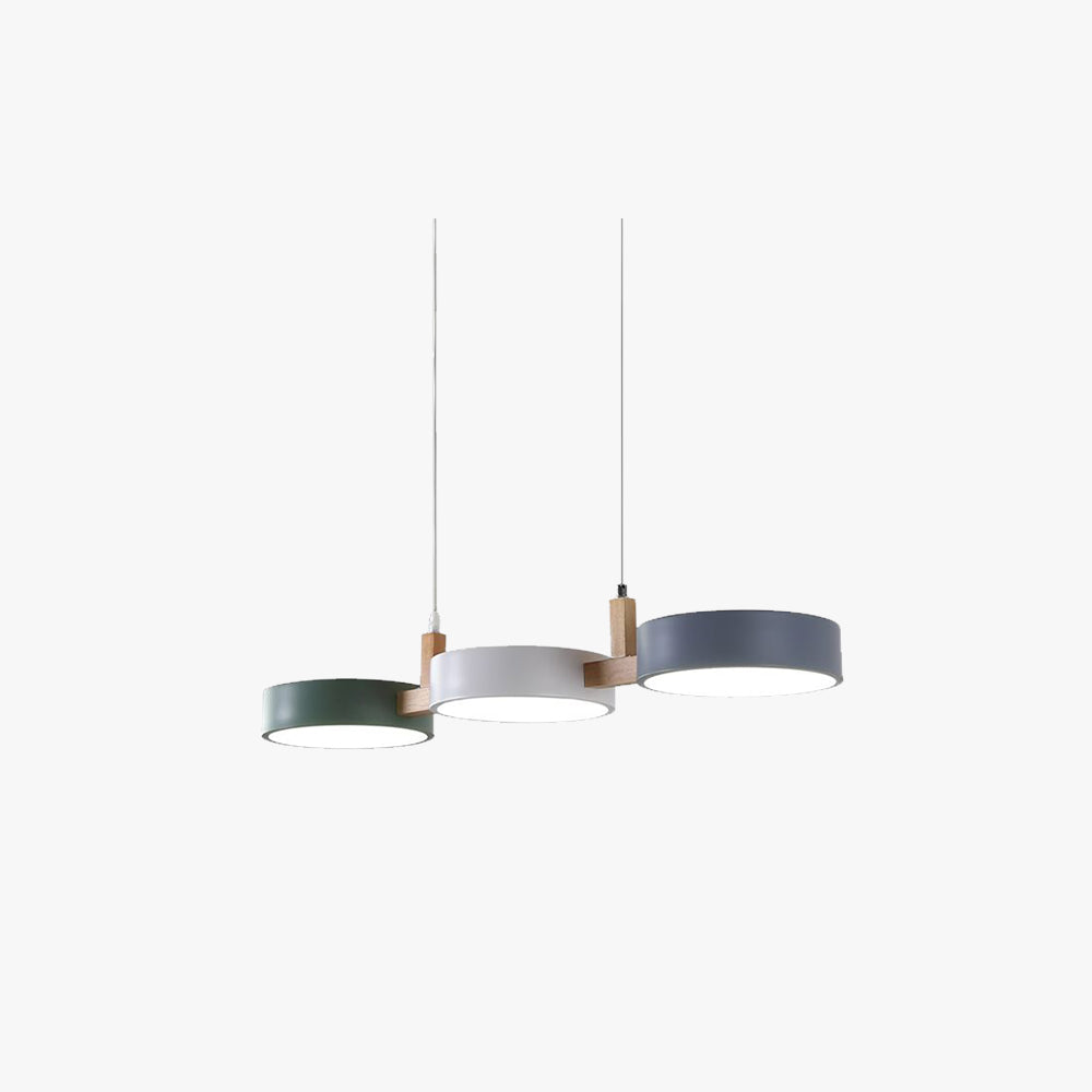 Valentina Modern Pendant Light  Metal Wood Living Room