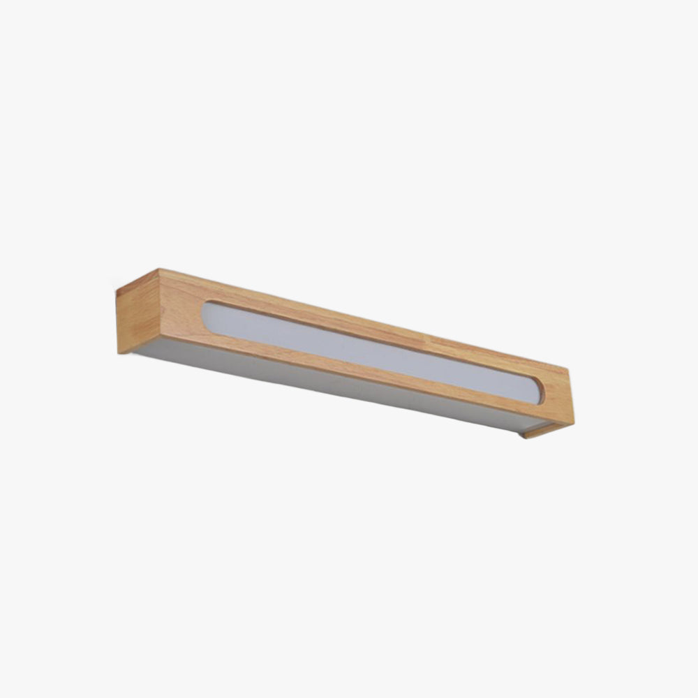 Muto Minimalist Wood Vanity Wall Lamp Bedroom - Letslighting