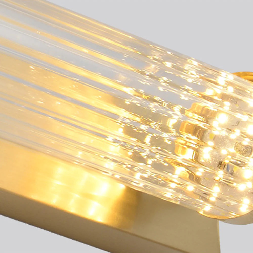 Kristy Modern Cylindrical Crystal Mirror Front Wall Lamp - Letslighting