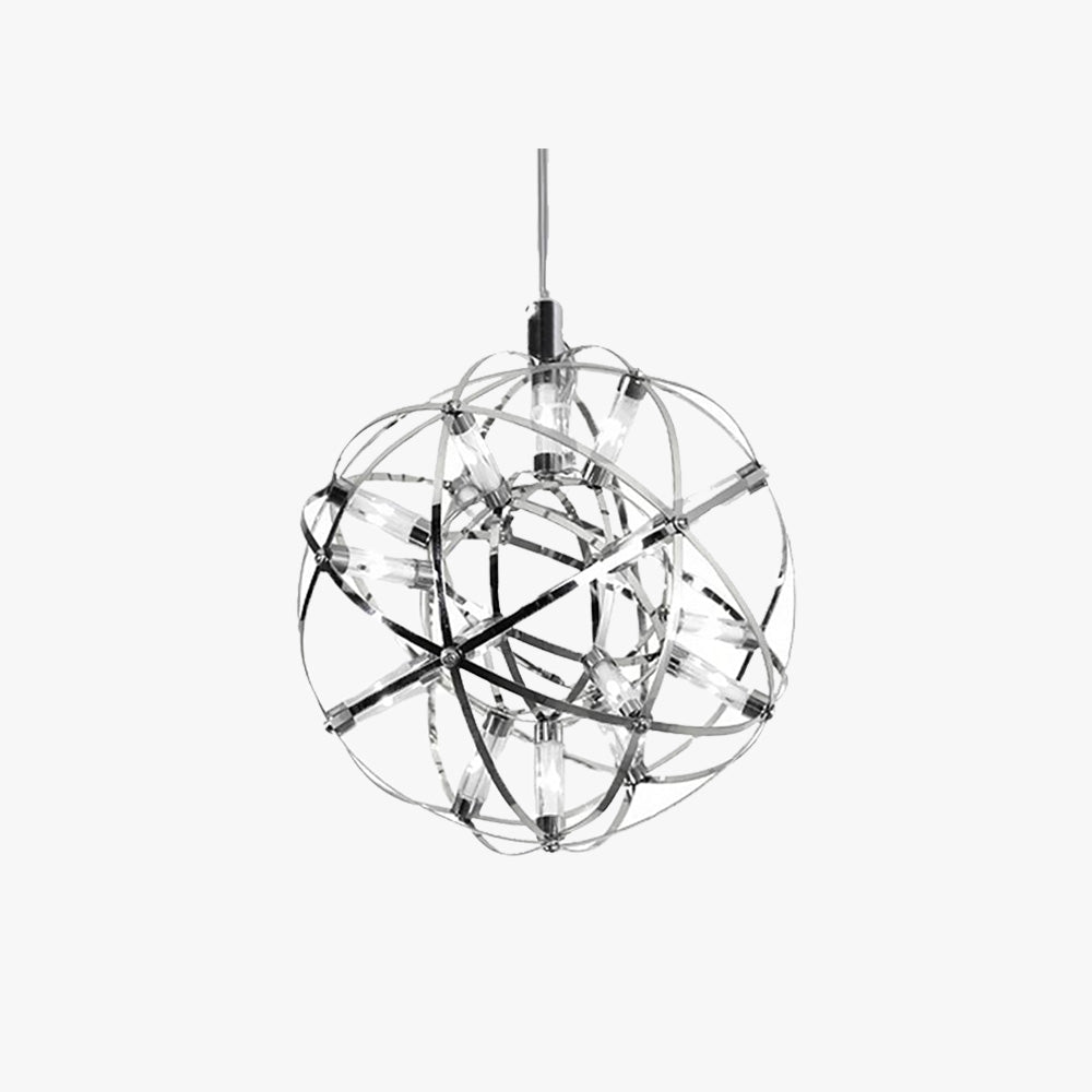 Arisha Firework Art Deco Orbit Shade Pendant Light Living Room - Letslighting