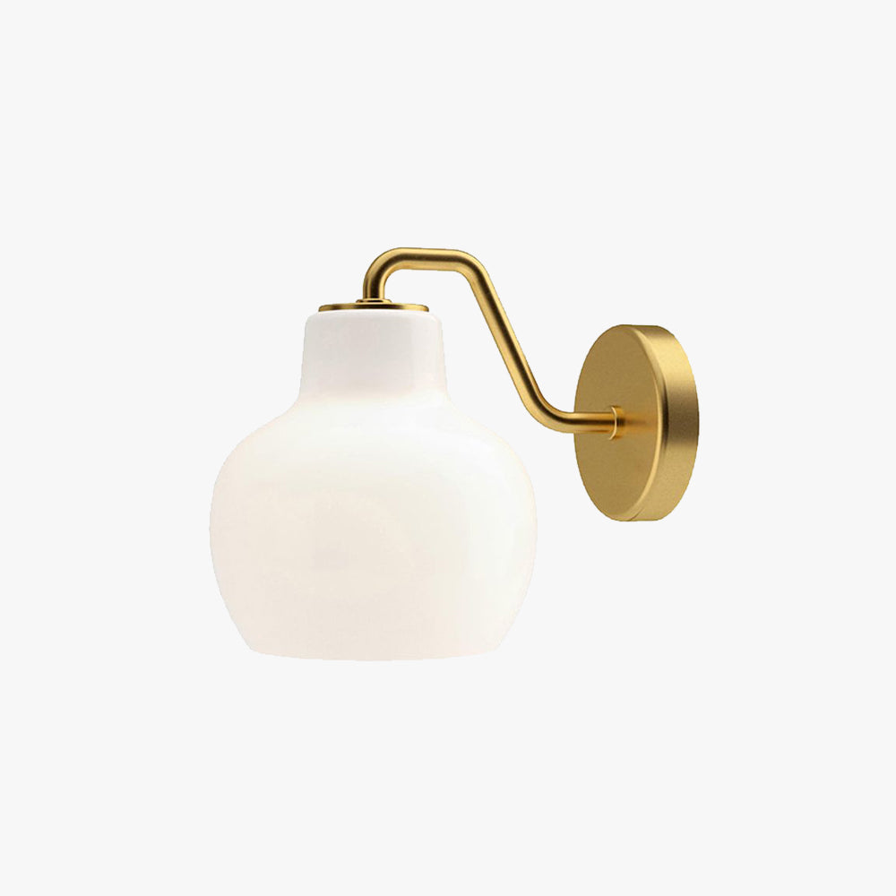 Valentina Vintage Dome LED Metal Glass Wall Lamp For Mirror