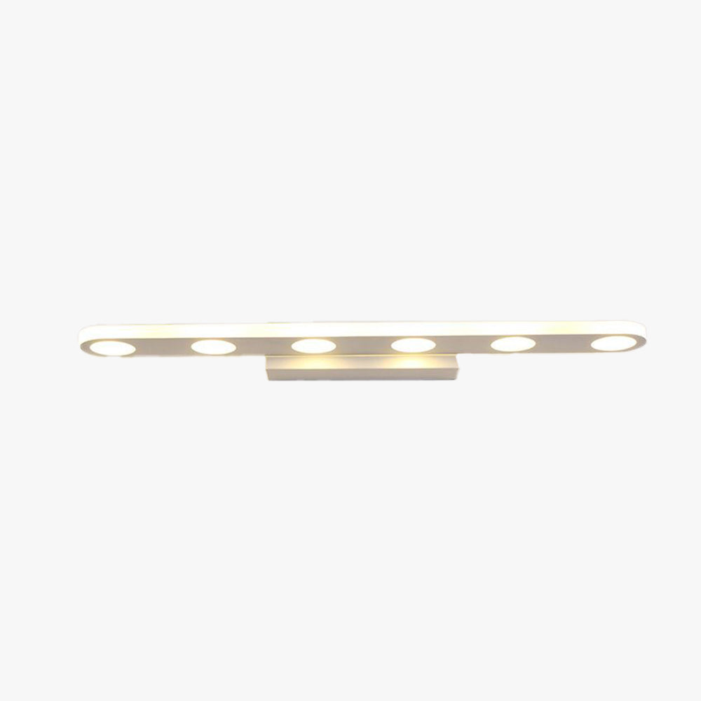 Arisha Modern Oval Metal Acrylic Bedroom Wall Lamp