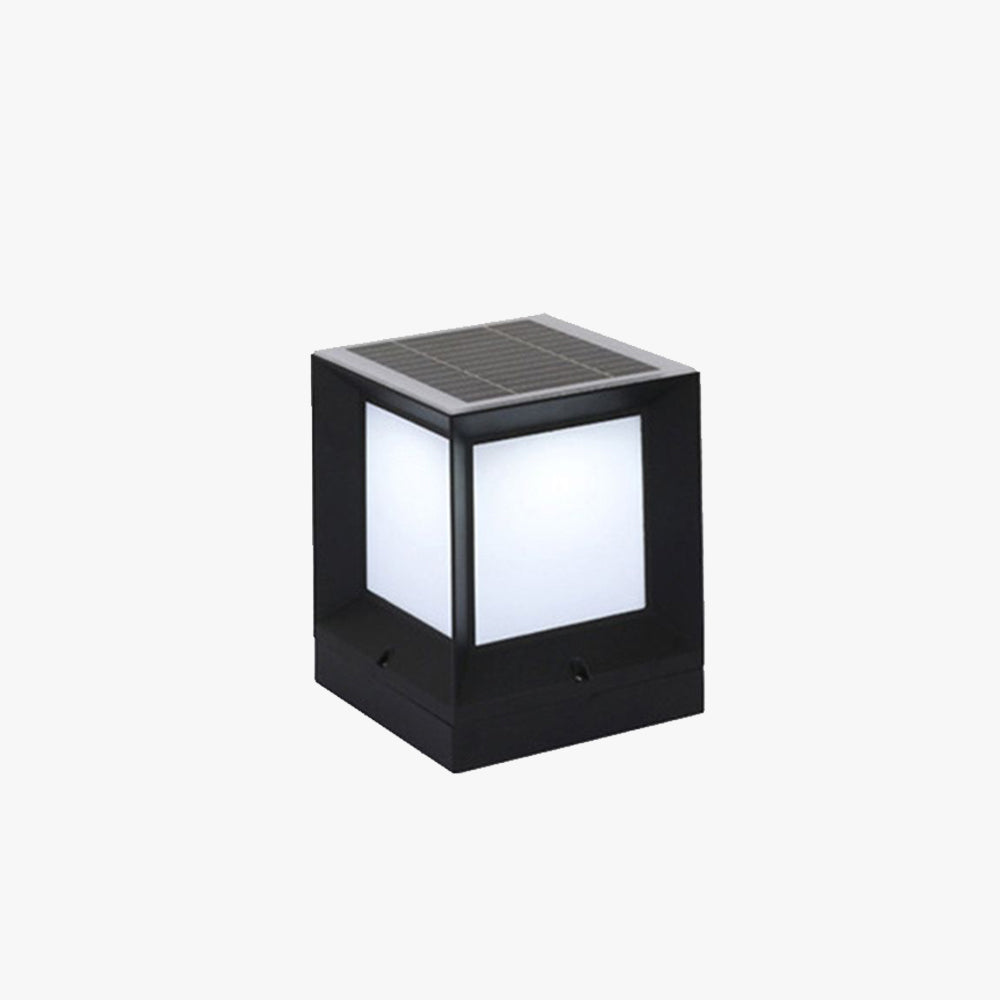 Ray Modern Simple Rectangle Metal Outdoor Floor Lamp - Letslighting