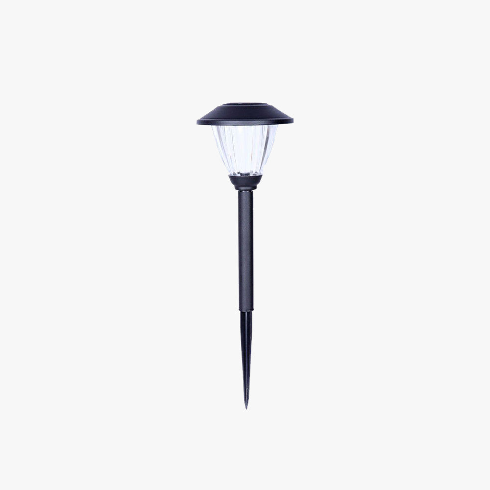 Ray Modern Metal Cap-Shaped Solar Outdoor Bollard Light