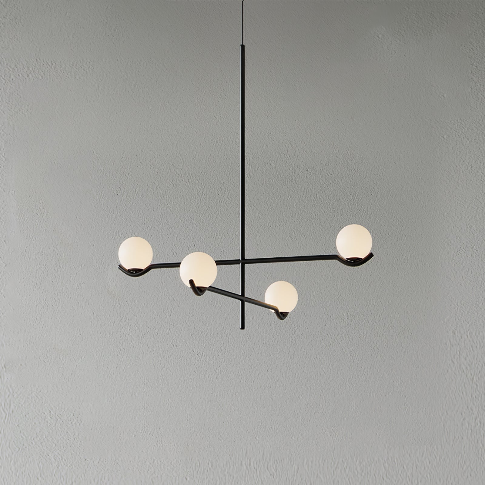 Noir Minimalist Glass Pendant Light - Letslighting