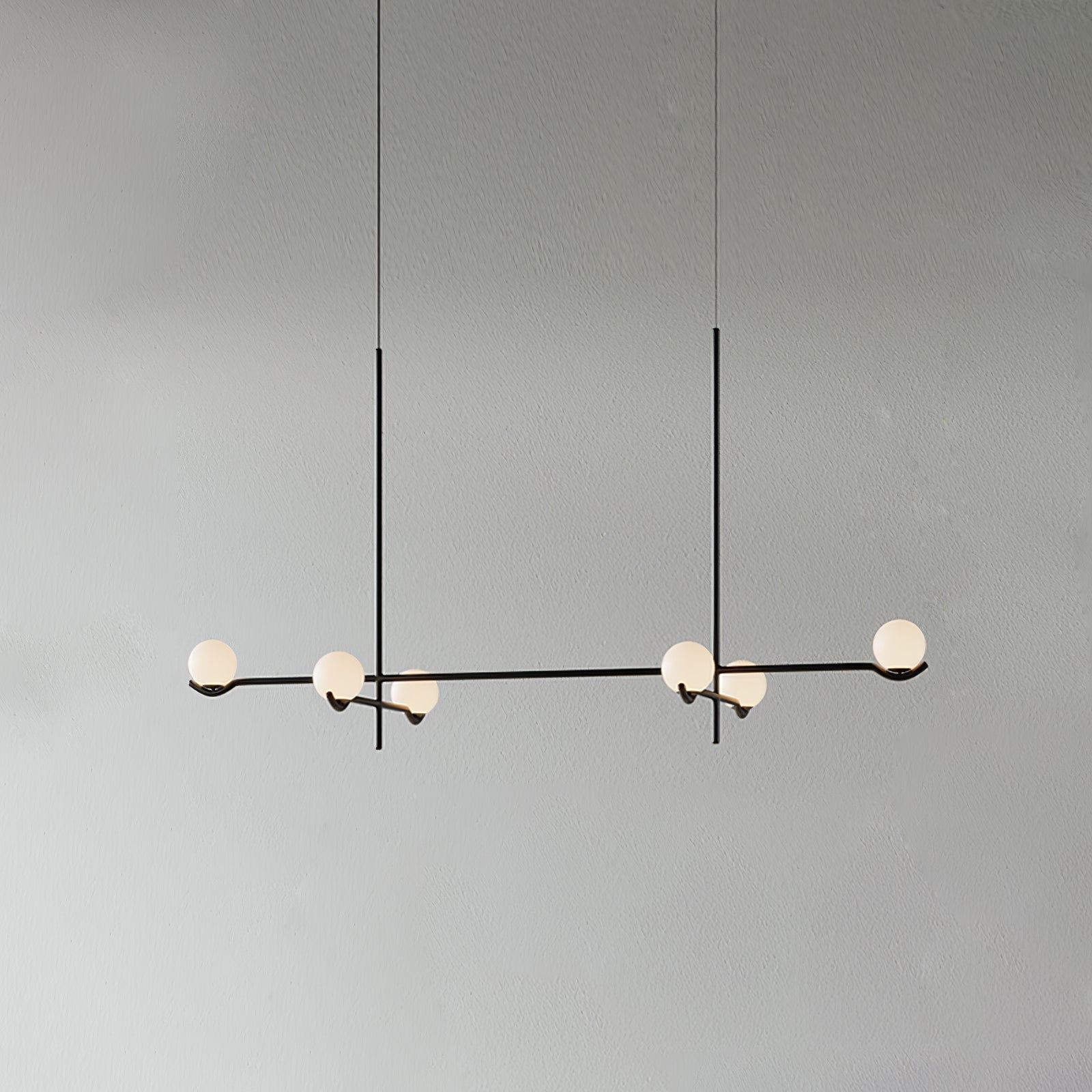 Noir Minimalist Glass Pendant Light - Letslighting