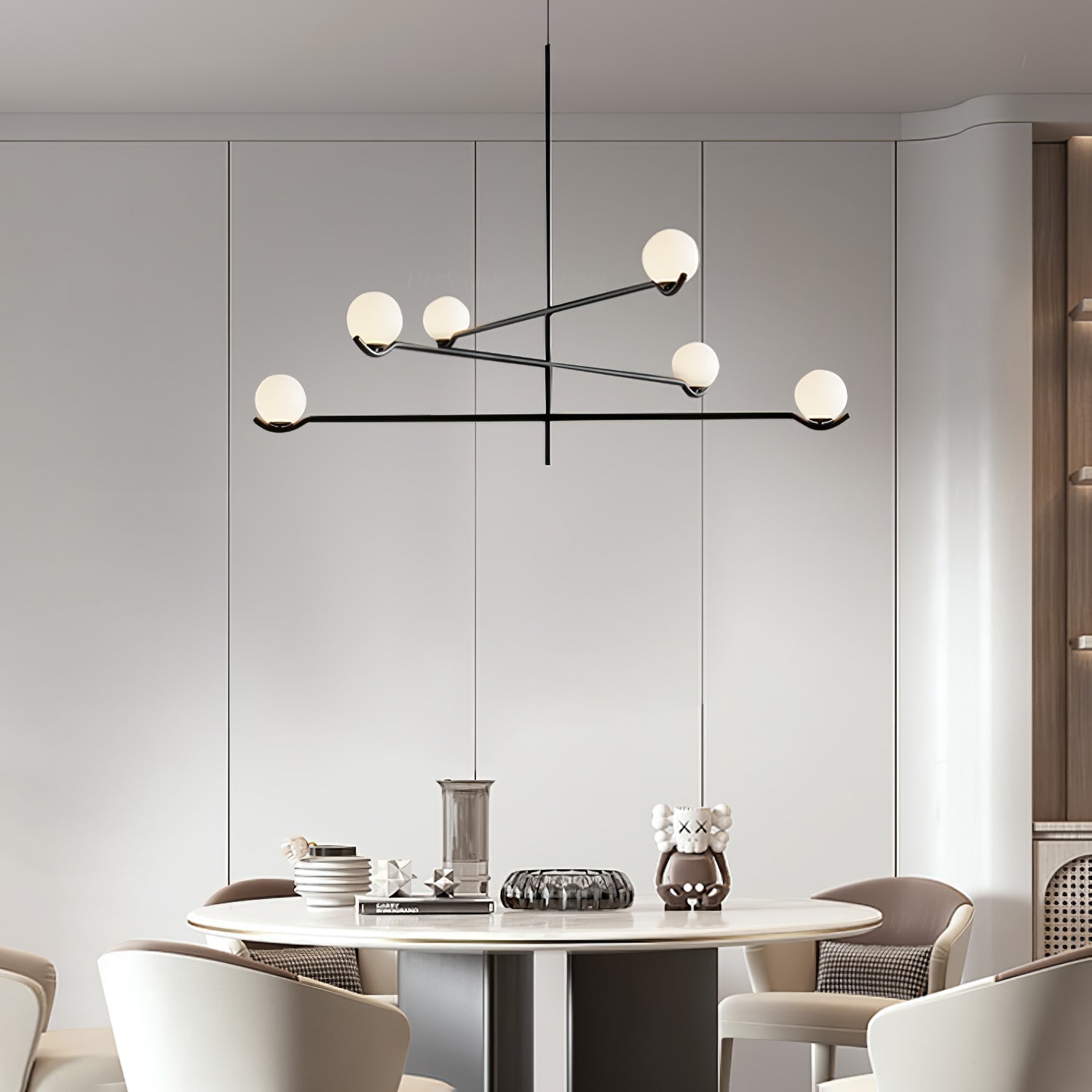 Noir Minimalist Glass Pendant Light - Letslighting
