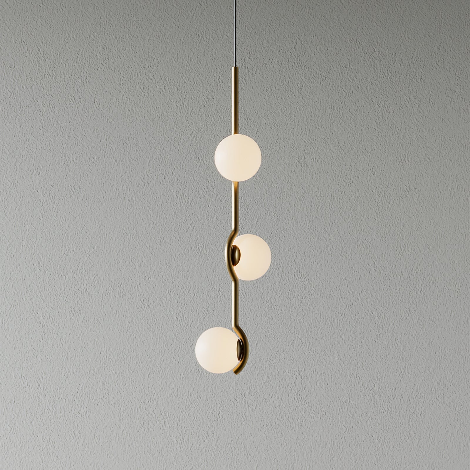 Noir Minimalist Glass Pendant Light - Letslighting
