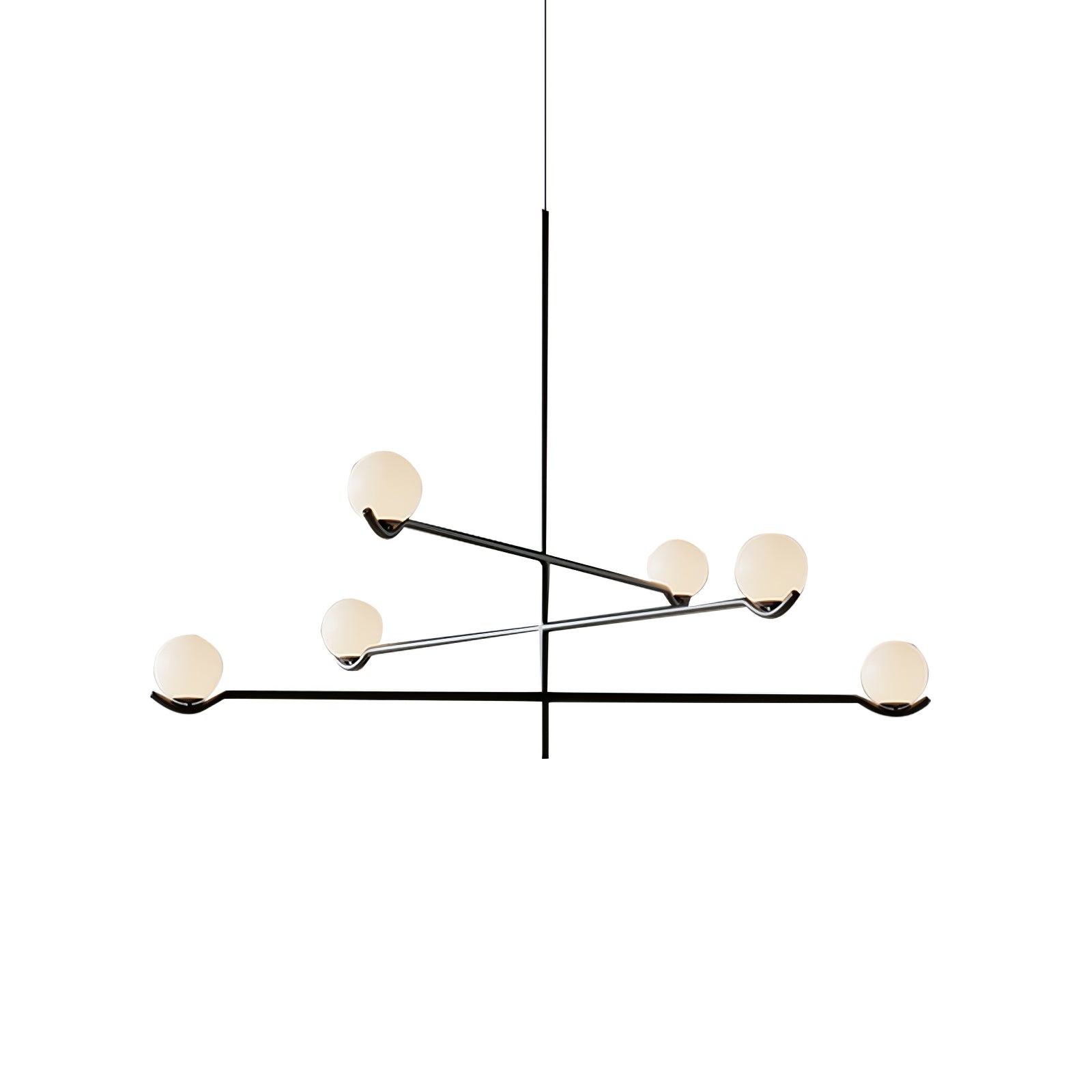 Noir Minimalist Glass Pendant Light - Letslighting