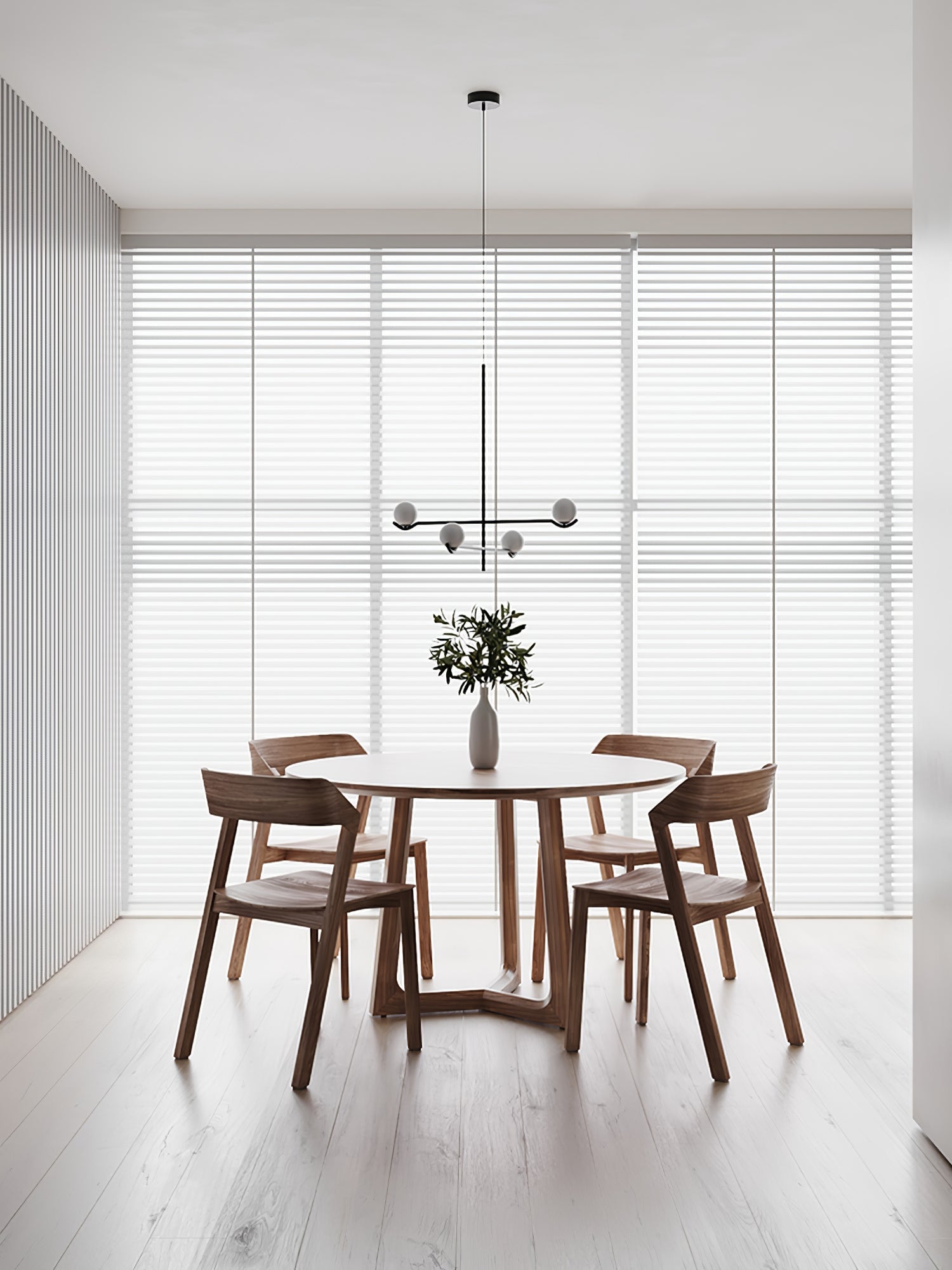 Noir Minimalist Glass Pendant Light - Letslighting
