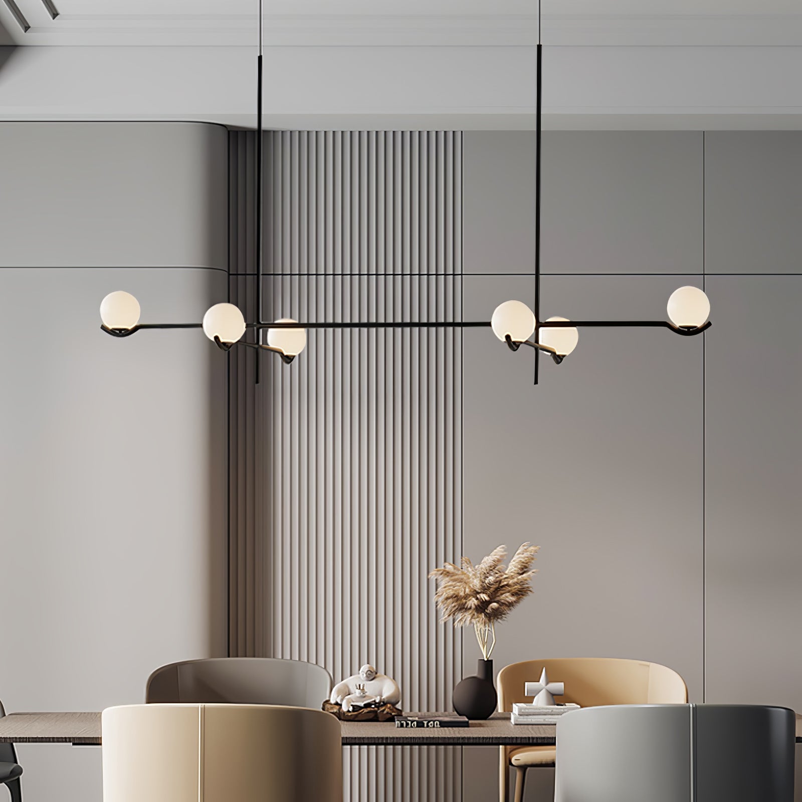 Noir Minimalist Glass Pendant Light - Letslighting