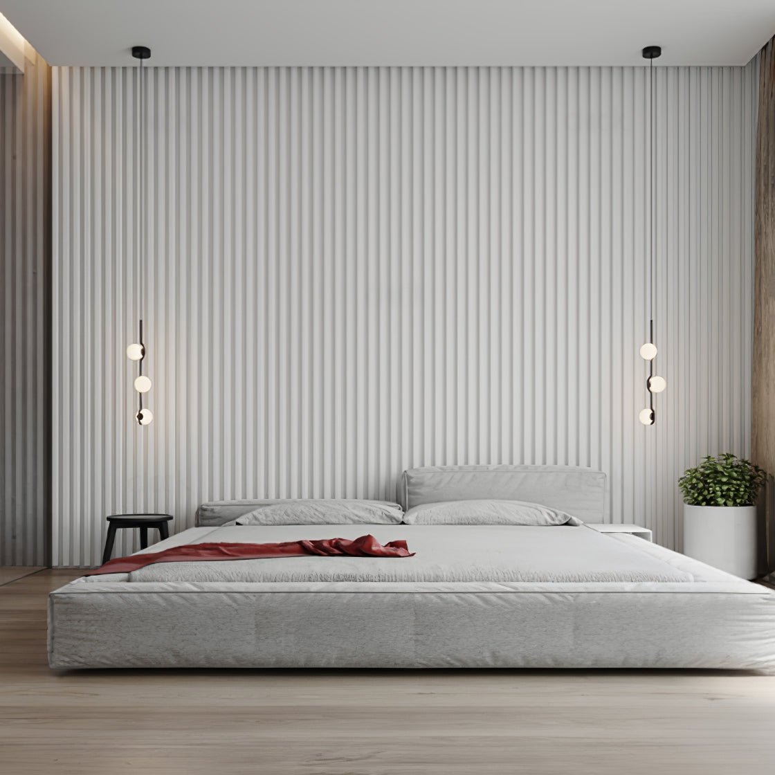 Noir Minimalist Glass Pendant Light - Letslighting