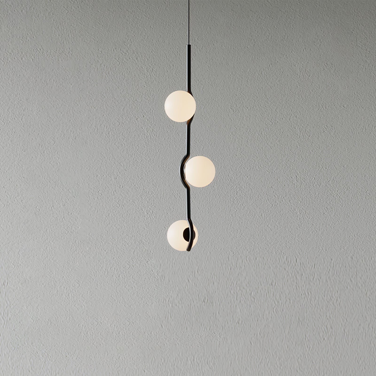 Noir Minimalist Glass Pendant Light - Letslighting