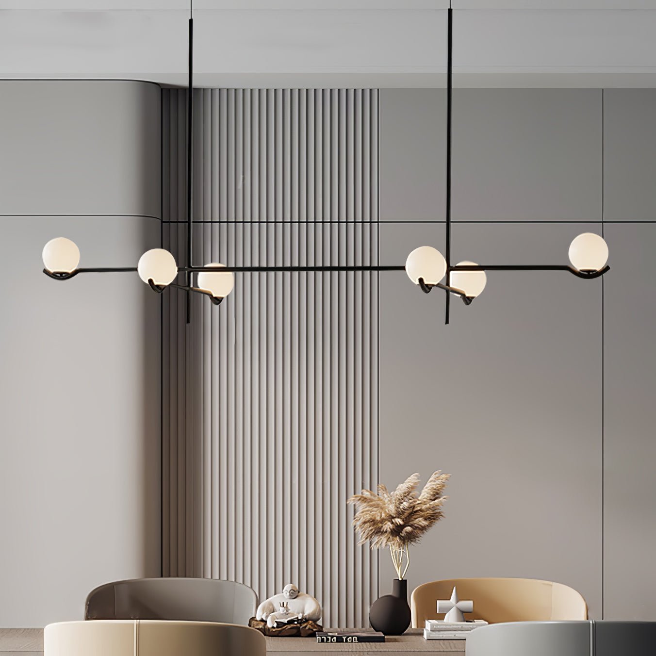 Noir Minimalist Glass Pendant Light - Letslighting