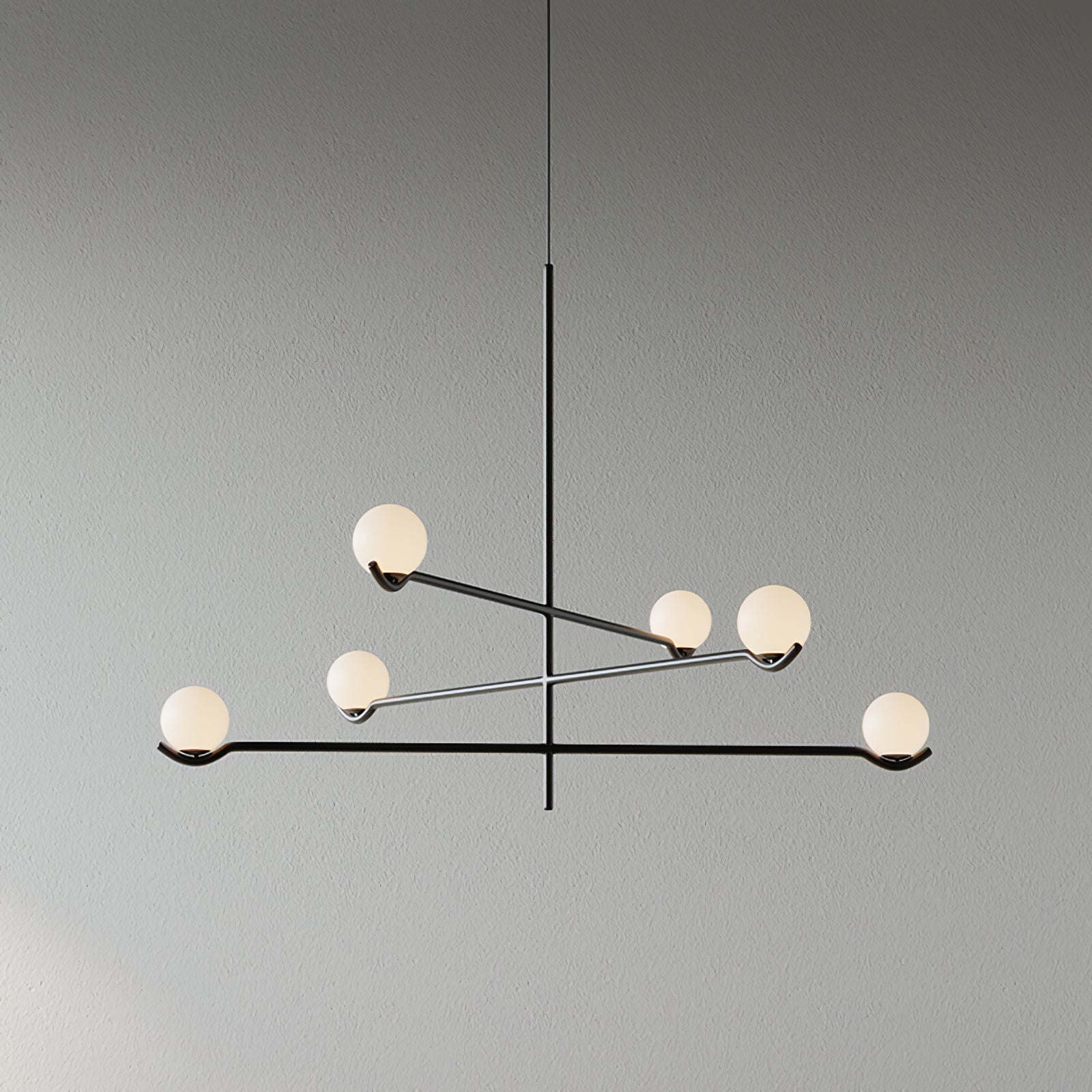 Noir Minimalist Glass Pendant Light - Letslighting