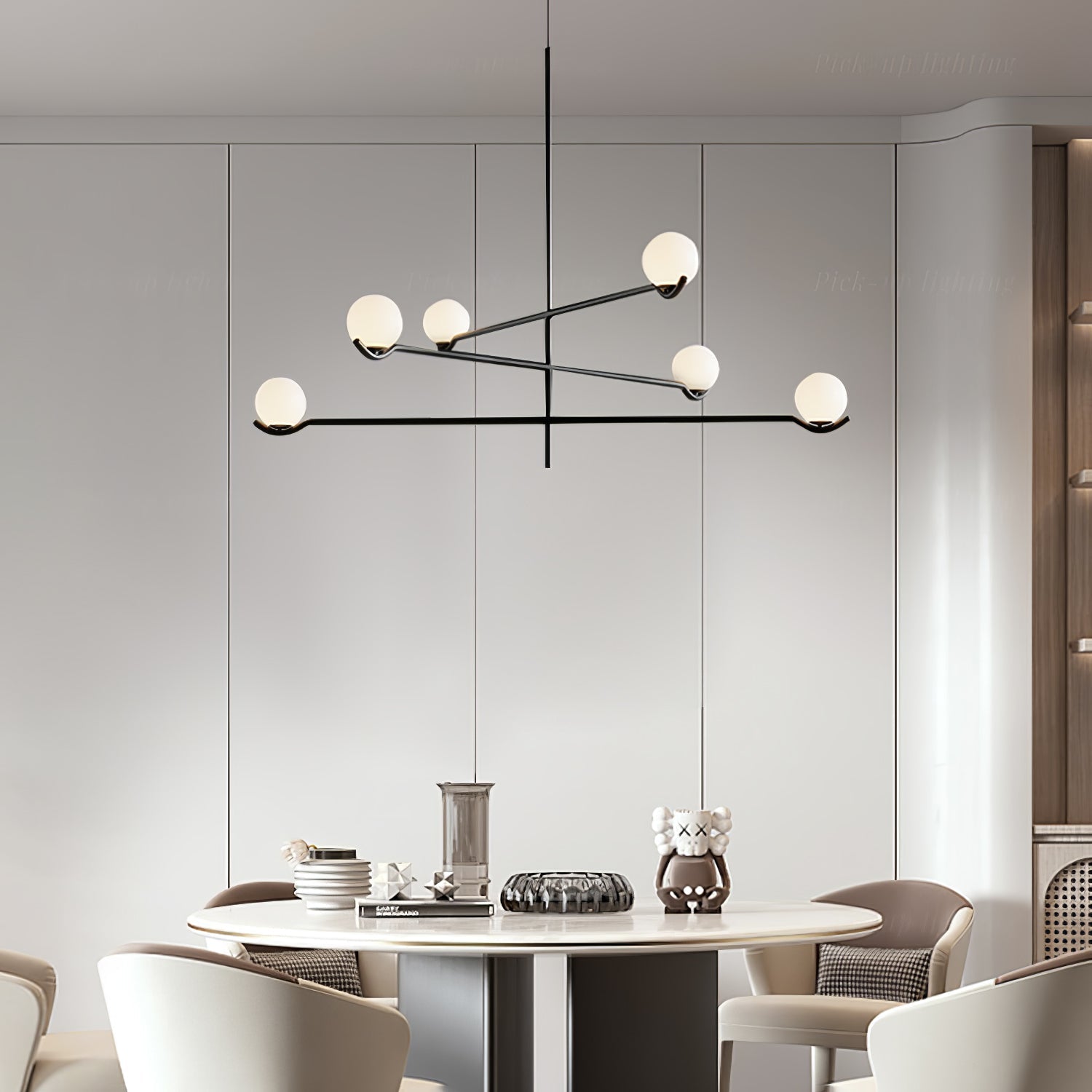 Noir Minimalist Glass Pendant Light - Letslighting