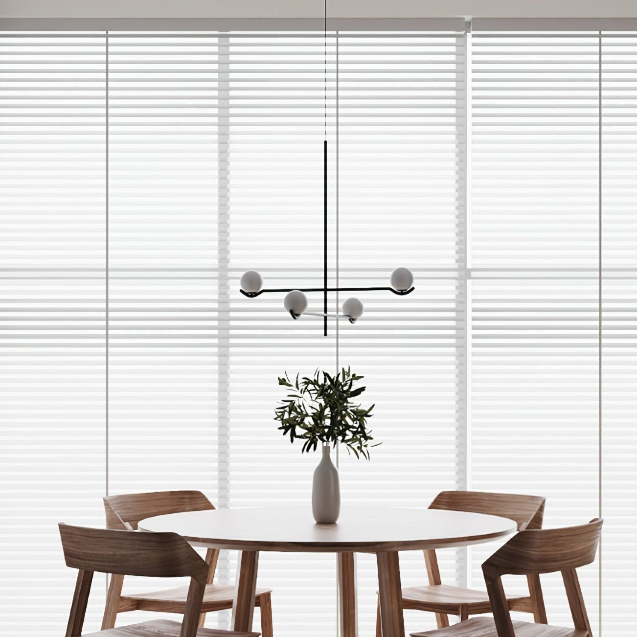 Noir Minimalist Glass Pendant Light - Letslighting