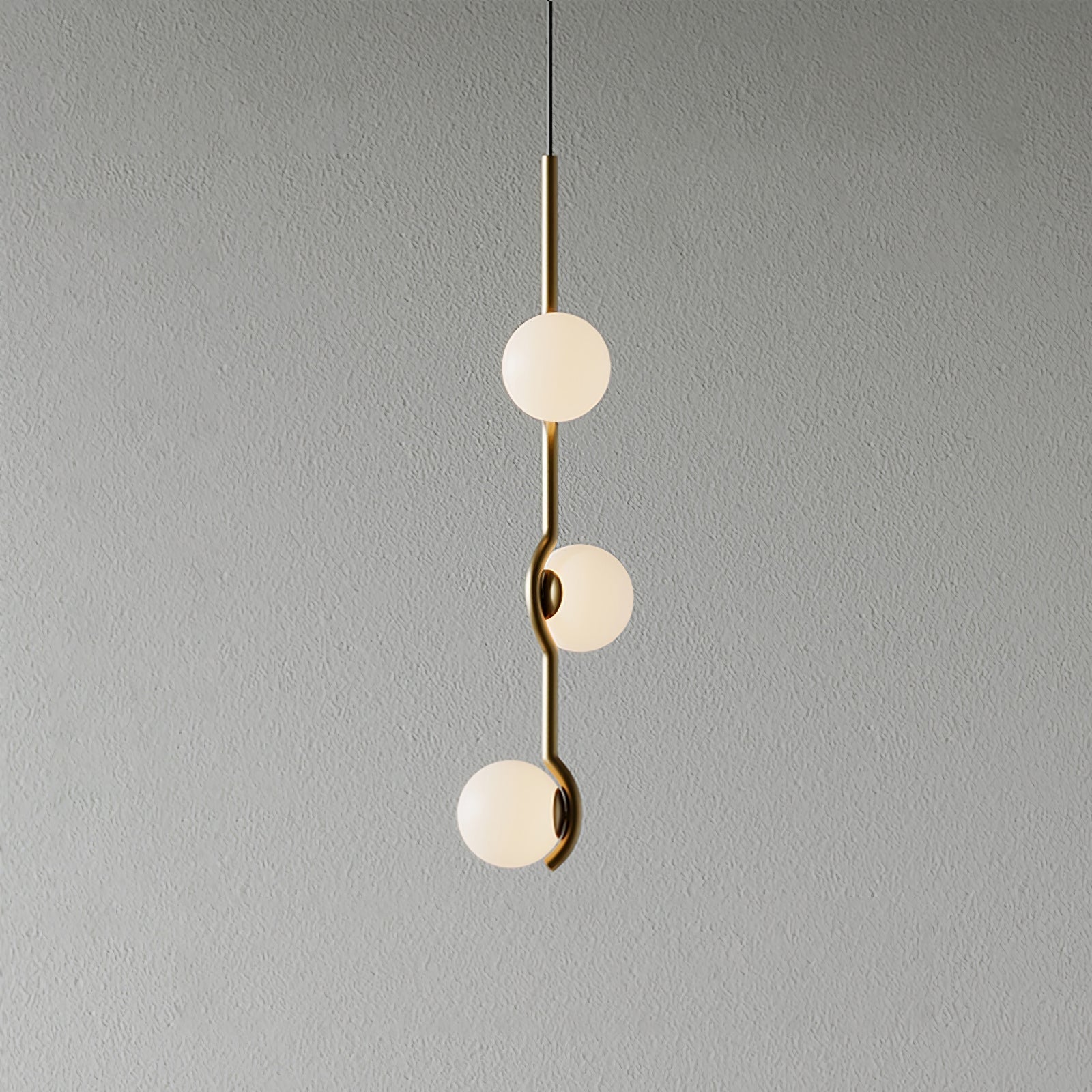 Noir Minimalist Glass Pendant Light - Letslighting