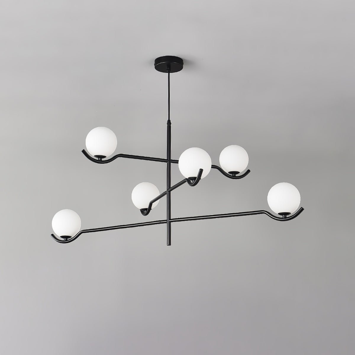 Noir Minimalist Glass Pendant Light - Letslighting