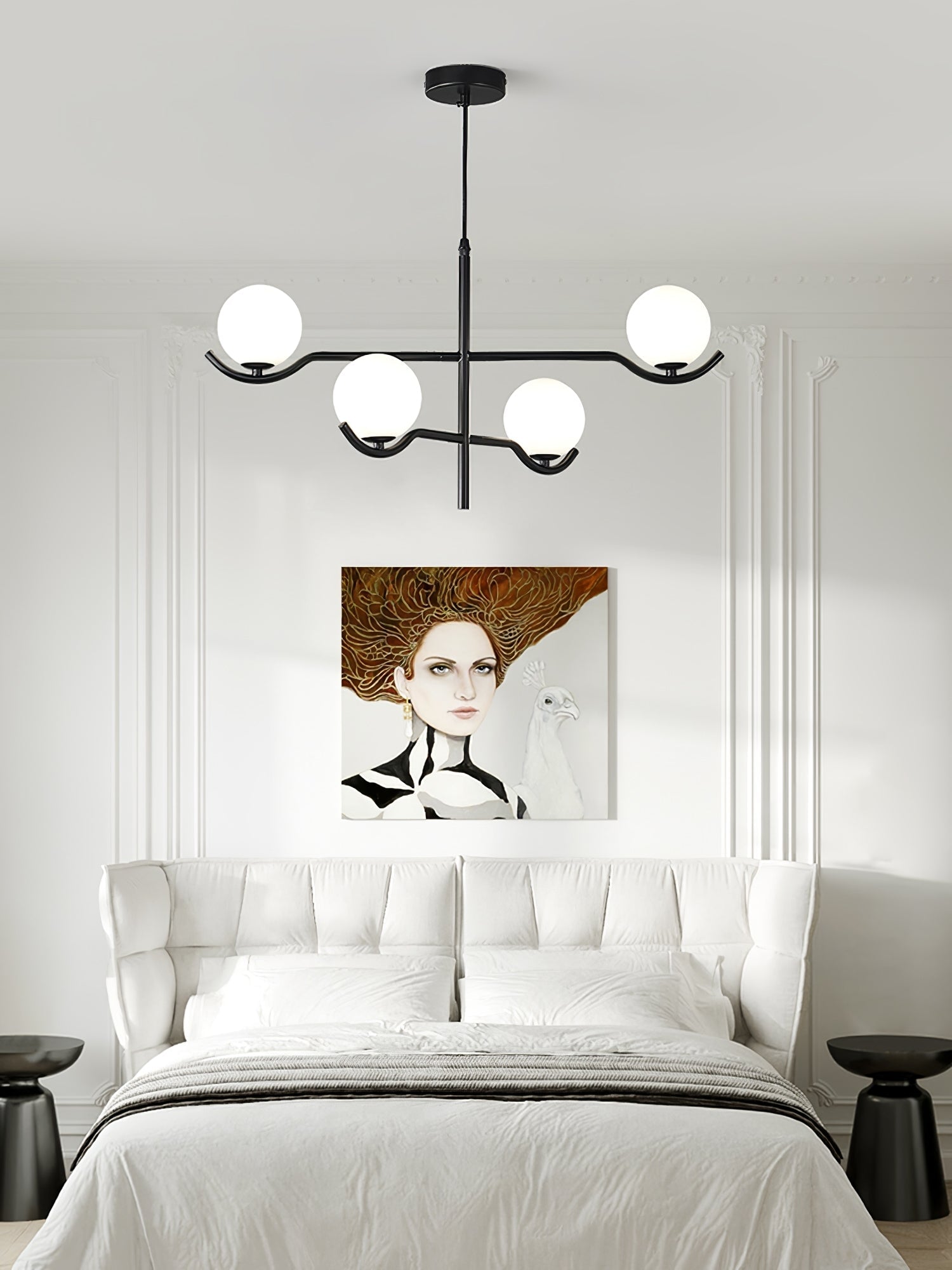 Noir Minimalist Glass Pendant Light - Letslighting