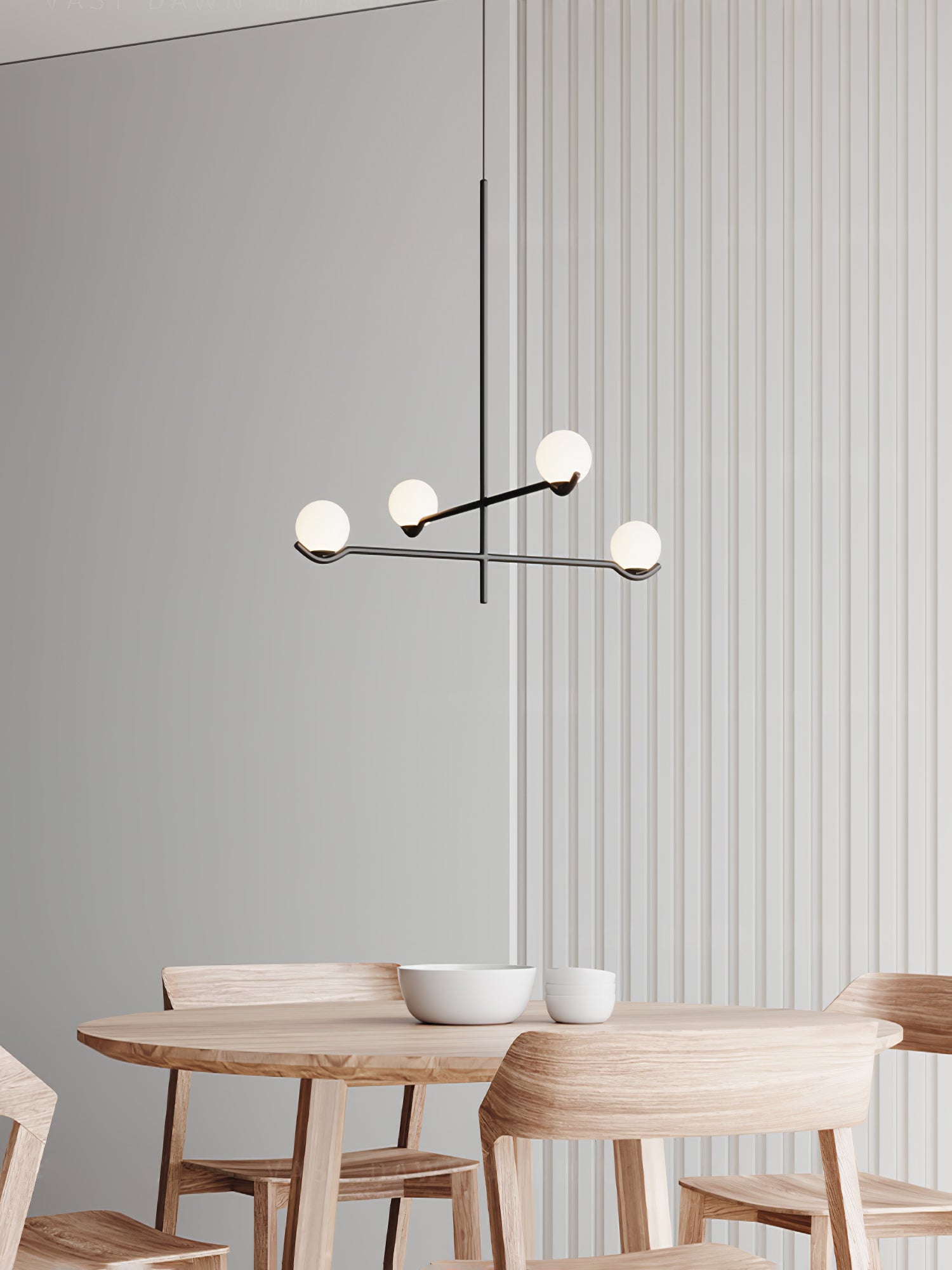 Noir Minimalist Glass Pendant Light - Letslighting