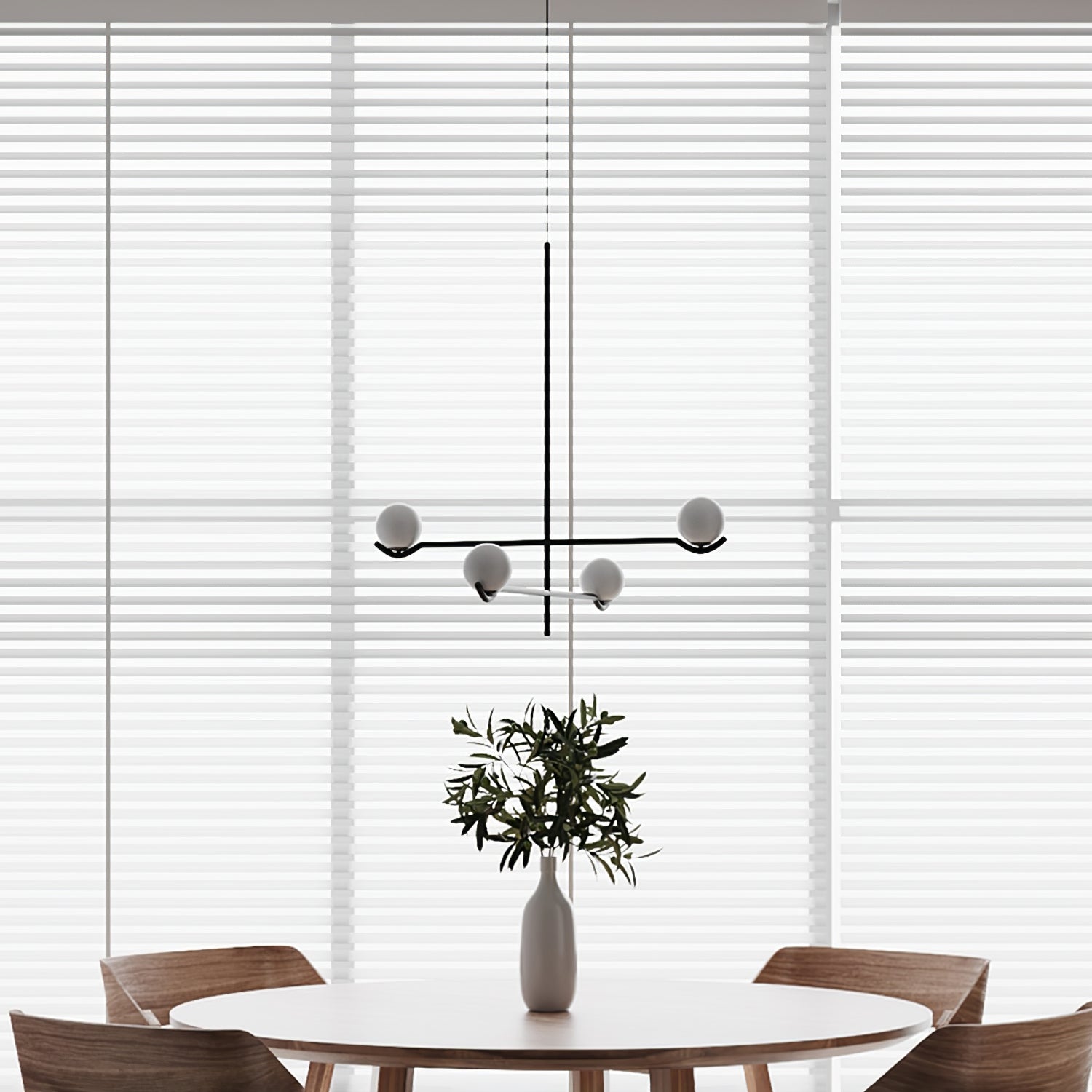 Noir Minimalist Glass Pendant Light - Letslighting