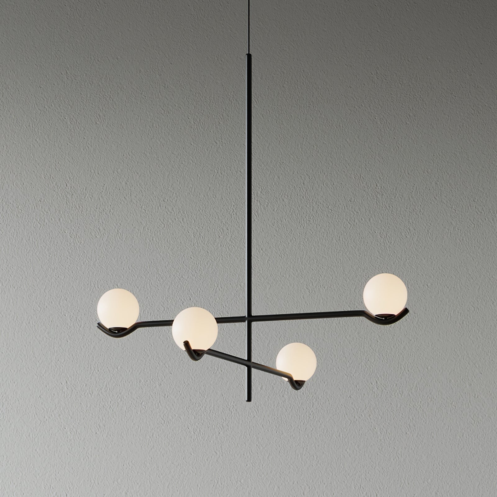 Noir Minimalist Glass Pendant Light - Letslighting