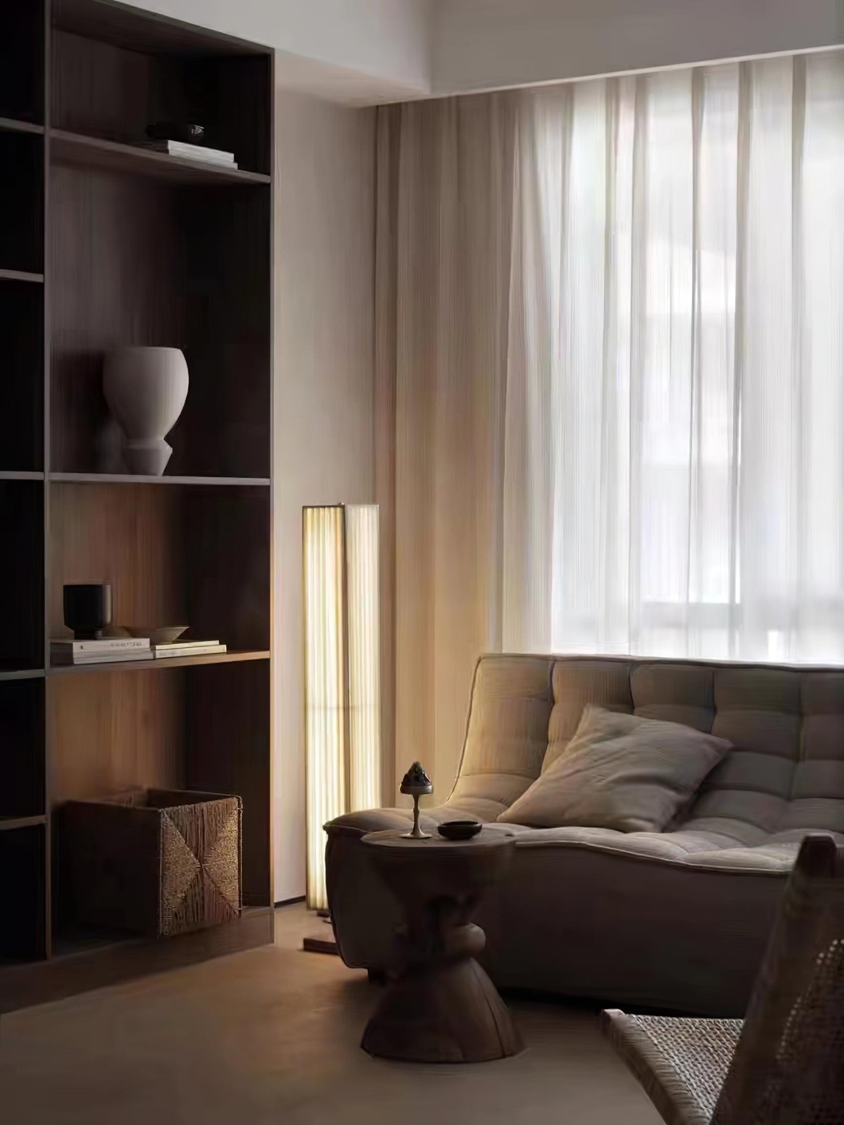 Vesolyre Japandi Fabric Floor Lamp - Letslighting